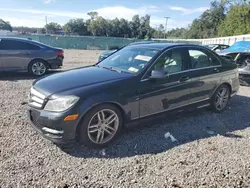 Carros salvage sin ofertas aún a la venta en subasta: 2012 Mercedes-Benz C 300 4matic