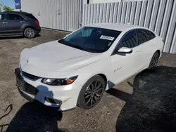 Chevrolet salvage cars for sale: 2017 Chevrolet Malibu LT