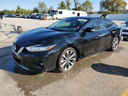 Salvage cars for sale at Bridgeton, MO auction: 2021 Nissan Maxima Platinum