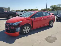 Chevrolet salvage cars for sale: 2018 Chevrolet Cruze LS