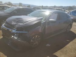 Salvage cars for sale from Copart San Martin, CA: 2017 Honda Civic EX