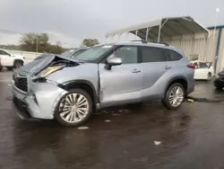 Salvage cars for sale at Lebanon, TN auction: 2022 Toyota Highlander Platinum