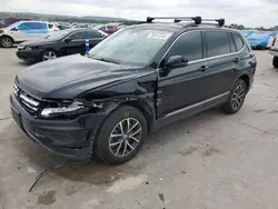 Salvage cars for sale at Grand Prairie, TX auction: 2020 Volkswagen Tiguan SE