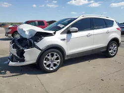 Salvage cars for sale at Grand Prairie, TX auction: 2014 Ford Escape Titanium