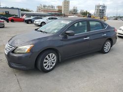 Salvage cars for sale at New Orleans, LA auction: 2014 Nissan Sentra S