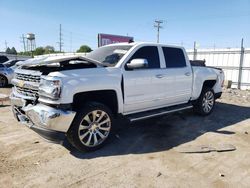 Salvage cars for sale at Chicago Heights, IL auction: 2018 Chevrolet Silverado K1500 LTZ