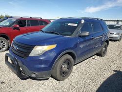 Ford salvage cars for sale: 2013 Ford Explorer Police Interceptor