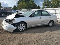 Salvage cars for sale at Finksburg, MD auction: 2002 Toyota Camry LE