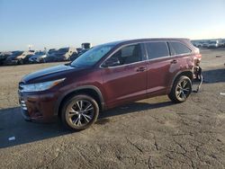 Toyota Vehiculos salvage en venta: 2018 Toyota Highlander LE