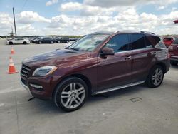 Salvage cars for sale at Grand Prairie, TX auction: 2014 Mercedes-Benz ML 350 4matic