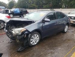 Toyota Corolla l salvage cars for sale: 2014 Toyota Corolla L