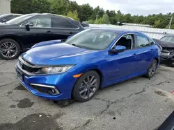 Salvage cars for sale at Exeter, RI auction: 2019 Honda Civic EX