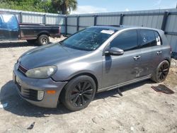 Salvage cars for sale at Riverview, FL auction: 2012 Volkswagen GTI