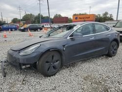 Salvage cars for sale at Columbus, OH auction: 2019 Tesla Model 3