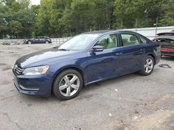 Volkswagen salvage cars for sale: 2013 Volkswagen Passat SE