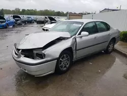 Salvage cars for sale at Louisville, KY auction: 2001 Chevrolet Impala