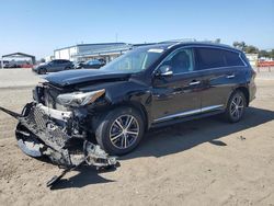 Salvage cars for sale at San Diego, CA auction: 2019 Infiniti QX60 Luxe