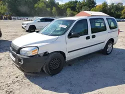 Chevrolet salvage cars for sale: 2007 Chevrolet Uplander Incomplete