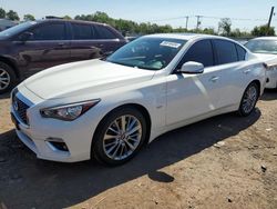 Carros salvage sin ofertas aún a la venta en subasta: 2019 Infiniti Q50 Luxe