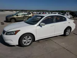 Salvage cars for sale at Grand Prairie, TX auction: 2009 Honda Accord LXP