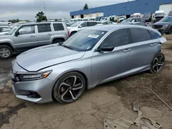 Honda salvage cars for sale: 2021 Honda Accord Sport