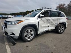 2016 Toyota Highlander Limited en venta en Brookhaven, NY