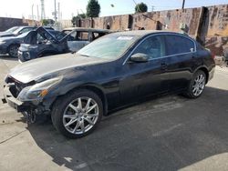 Infiniti Vehiculos salvage en venta: 2013 Infiniti G37 Base