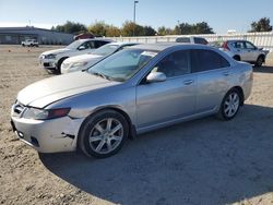 Salvage cars for sale at Sacramento, CA auction: 2005 Acura TSX