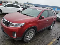 2014 KIA Sorento LX en venta en Woodhaven, MI