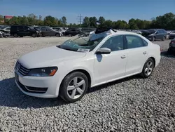 Volkswagen salvage cars for sale: 2013 Volkswagen Passat SE