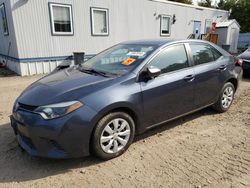 Salvage cars for sale at Lyman, ME auction: 2015 Toyota Corolla L