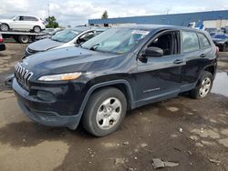 Jeep salvage cars for sale: 2017 Jeep Cherokee Sport