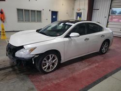 Salvage cars for sale at Angola, NY auction: 2013 Nissan Maxima S