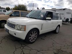 Land Rover salvage cars for sale: 2007 Land Rover Range Rover Supercharged