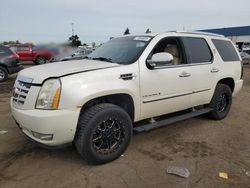 Salvage cars for sale at Woodhaven, MI auction: 2007 Cadillac Escalade Luxury