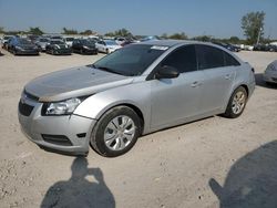 Salvage cars for sale at Kansas City, KS auction: 2012 Chevrolet Cruze LS