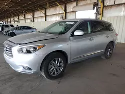 Salvage cars for sale from Copart Phoenix, AZ: 2015 Infiniti QX60