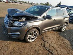 2018 Lincoln MKC Reserve en venta en Woodhaven, MI