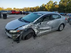 Honda salvage cars for sale: 2012 Honda Civic LX