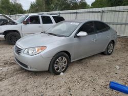 Salvage cars for sale at Midway, FL auction: 2010 Hyundai Elantra Blue