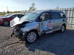 Salvage cars for sale from Copart Ontario Auction, ON: 2011 Toyota Sienna XLE