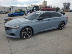 Salvage cars for sale from Copart New Orleans, LA: 2022 Honda Accord Sport