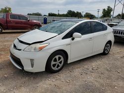 Salvage cars for sale at Oklahoma City, OK auction: 2012 Toyota Prius