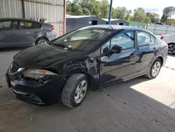 Salvage cars for sale at Cartersville, GA auction: 2013 Honda Civic LX