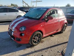 Salvage cars for sale at Kansas City, KS auction: 2013 Fiat 500 Sport