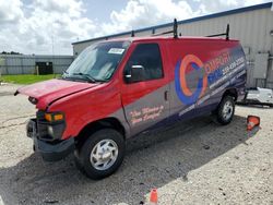 Salvage cars for sale at Arcadia, FL auction: 2011 Ford Econoline E350 Super Duty Van