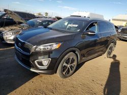 Salvage cars for sale at Brighton, CO auction: 2016 KIA Sorento EX