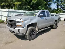 Salvage trucks for sale at Center Rutland, VT auction: 2017 Chevrolet Silverado K1500 LT