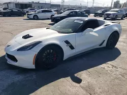 Salvage cars for sale at Sun Valley, CA auction: 2017 Chevrolet Corvette Grand Sport 1LT