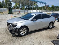 Salvage cars for sale at Spartanburg, SC auction: 2020 Chevrolet Malibu LS